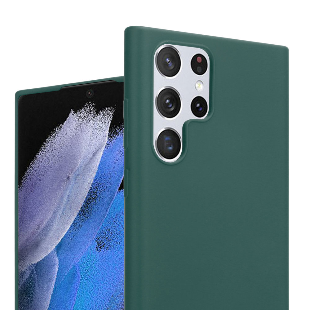 ShieldCase® Shieldcase Samsung Galaxy S22 Ultra Silikonhülle (Dunkelgrün) ShieldCase® Shieldcase Samsung Galaxy S22 Ultra Silikonhülle (Dunkelgrün)