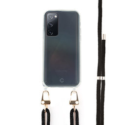 Coverzs Transparentes Gehäuse mit schwarzem Kabel Samsung S20 FE Coverzs Transparentes Gehäuse mit schwarzem Kabel Samsung S20 FE