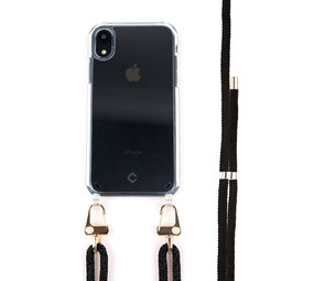 Coverzs Transparente Hülle mit schwarzer Band iPhone Xr Coverzs Transparente Hülle mit schwarzer Band iPhone Xr