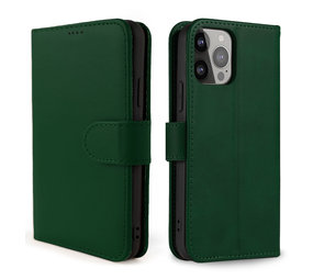 Coverzs iPhone 13 Pro Max Bookcase-Hülle (Grün)
