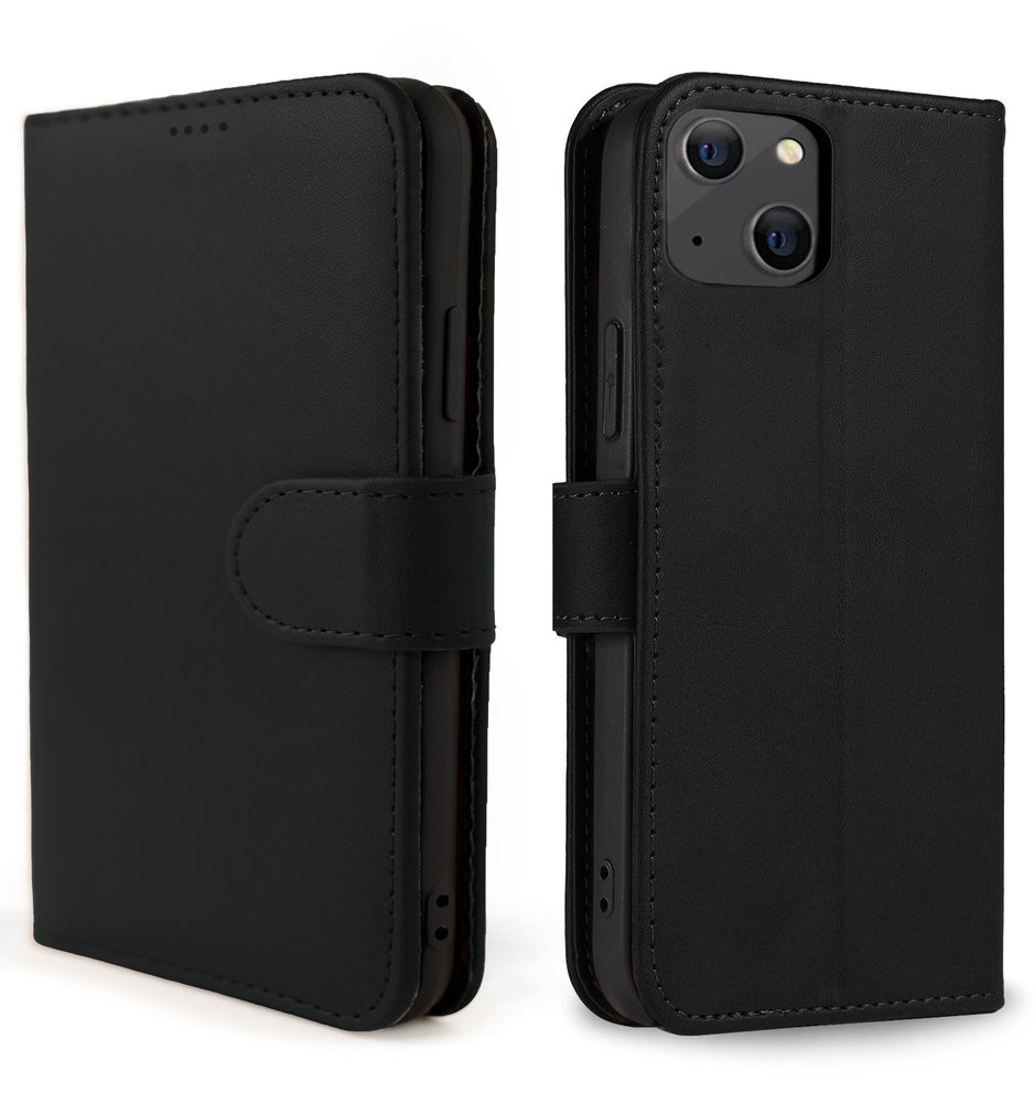 Coverzs Coverzs iPhone 13 Mini Bookcase Hülle (Schwarz)