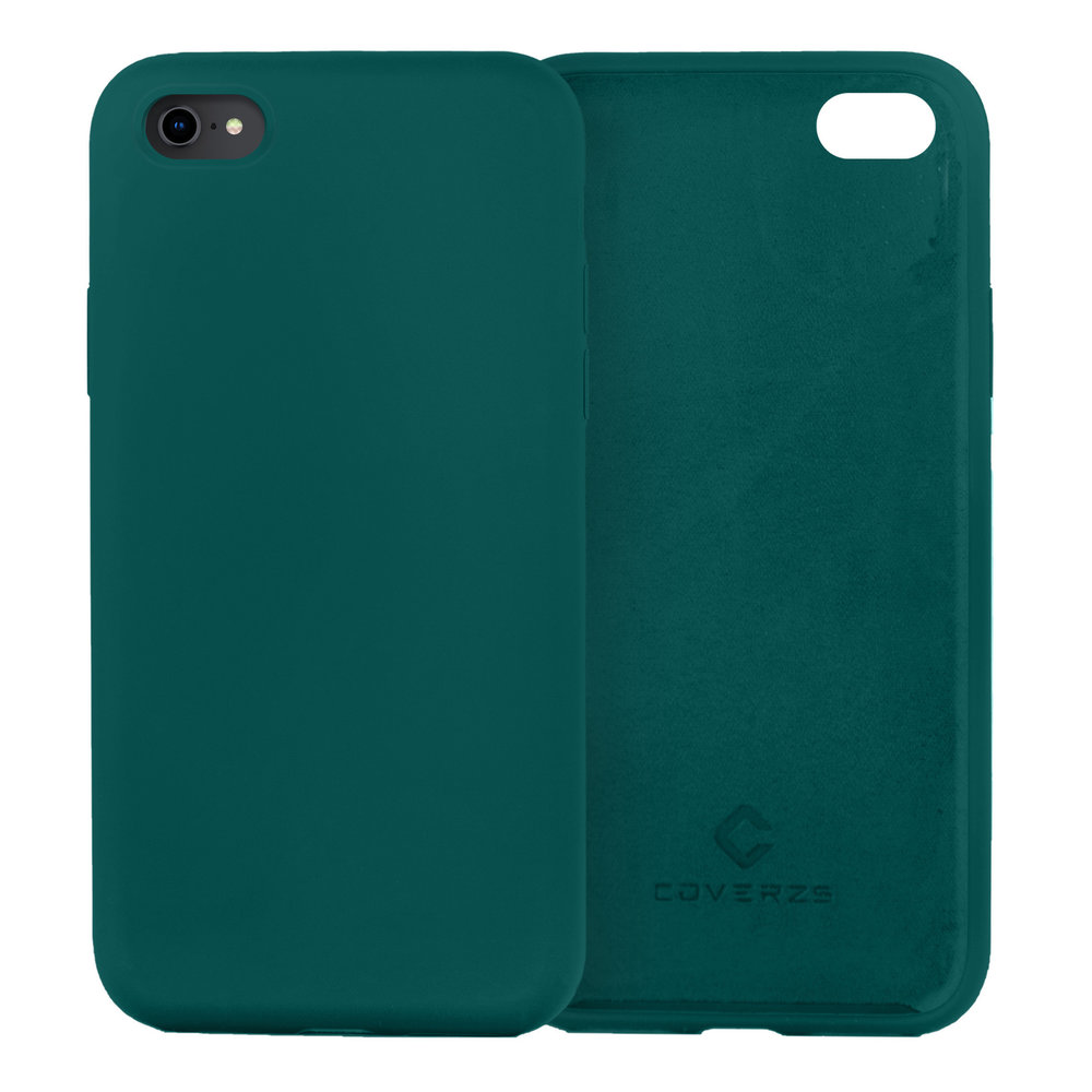 Coverzs Coverzs Luxus Liquid Silikon Case iPhone SE 2022 (Dunkelgrün) Coverzs Coverzs Luxus Liquid Silikon Case iPhone SE 2022 (Dunkelgrün)