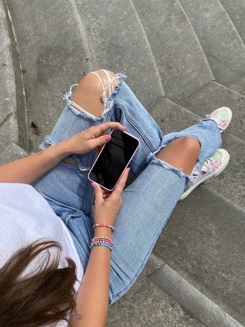 ShieldCase® Schild Fall Pantone Silikonhülle iPhone SE 2022 (Rosa) ShieldCase® Schild Fall Pantone Silikonhülle iPhone SE 2022 (Rosa)