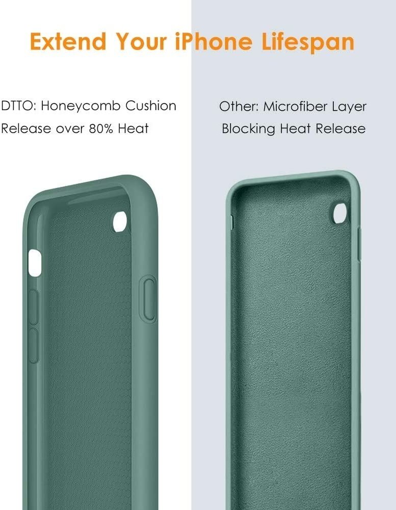 ShieldCase® Shieldcase Silikonhülle mit Kameraschutz iPhone SE 2022 (Dunkelgrün) ShieldCase® Shieldcase Silikonhülle mit Kameraschutz iPhone SE 2022 (Dunkelgrün)