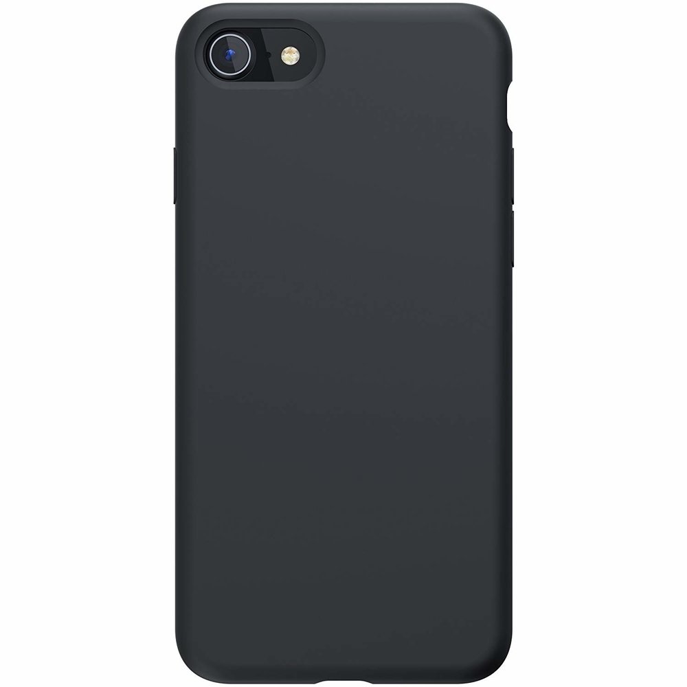 ShieldCase® Shieldcase Silikonhülle iPhone SE 2022 (Schwarz)