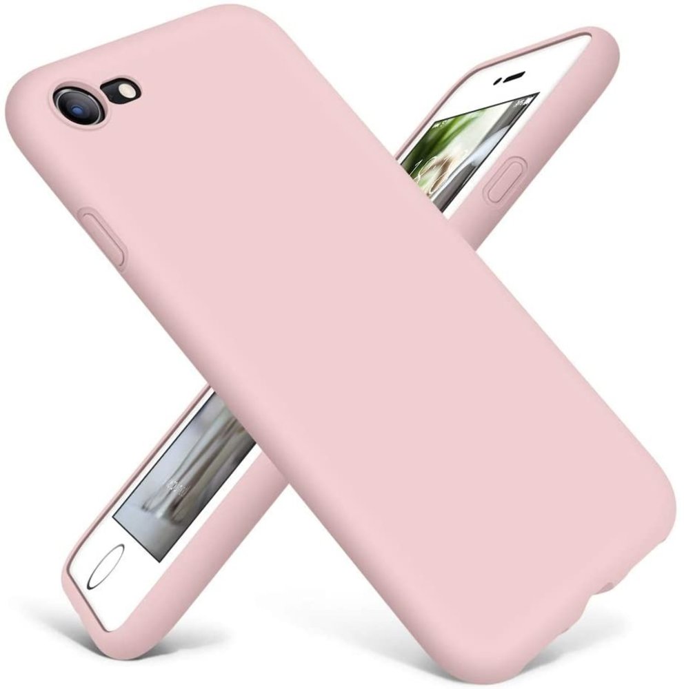 ShieldCase® Shieldcase Silikonhülle mit Kameraschutz iPhone SE 2022 (Rosa)
