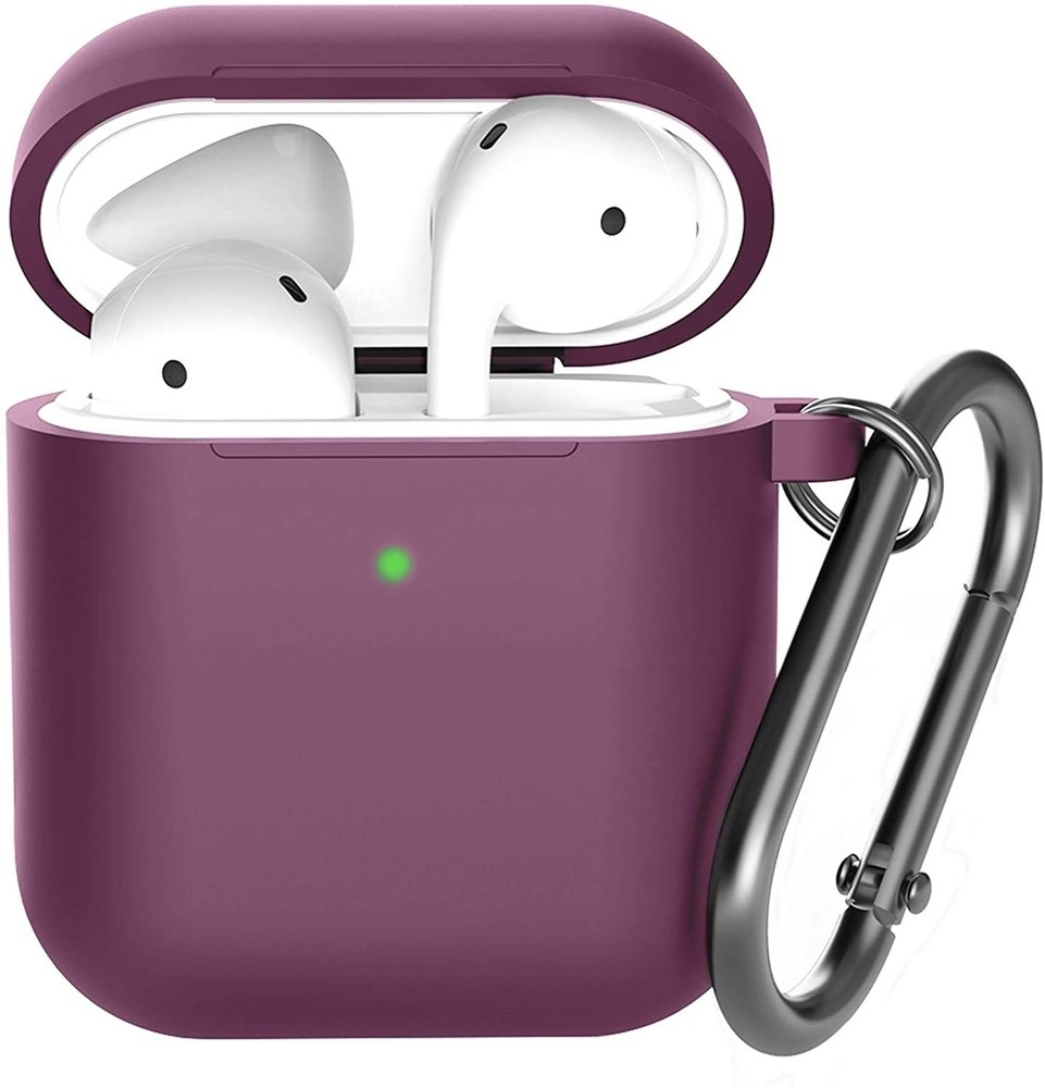 ShieldCase® Shieldcase Apple AirPods 2 Silikonhülle ( Burgund ) ShieldCase® Shieldcase Apple AirPods 2 Silikonhülle ( Burgund )