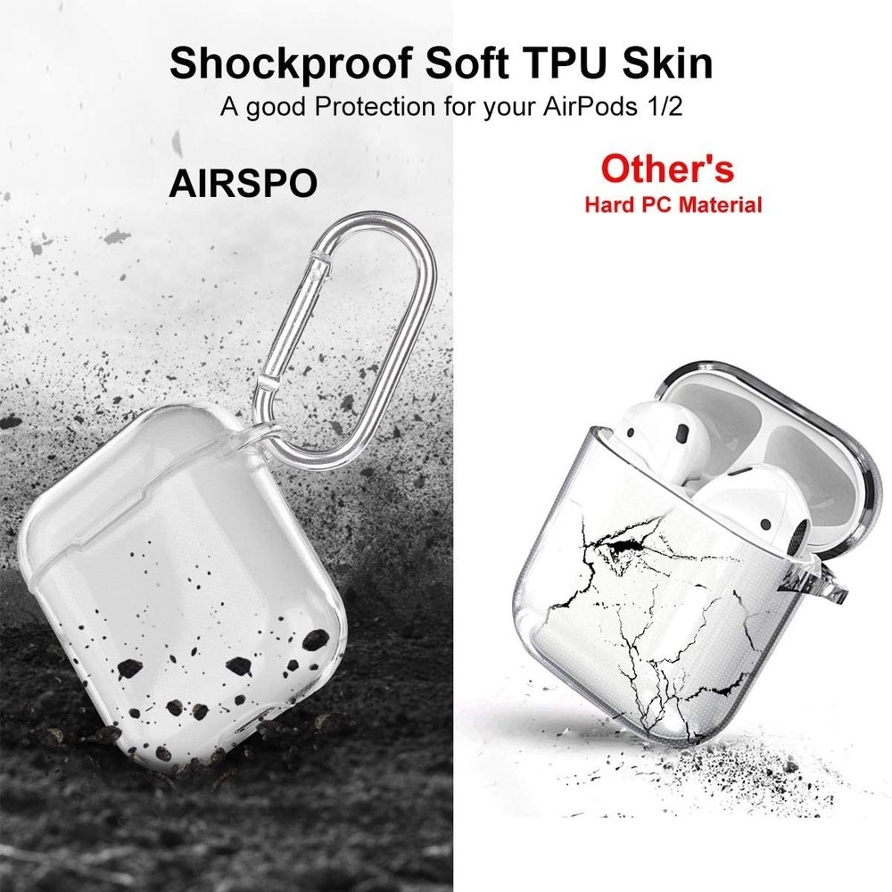 ShieldCase® Shieldcase AirPods 2 Silikonhülle klar ShieldCase® Shieldcase AirPods 2 Silikonhülle klar