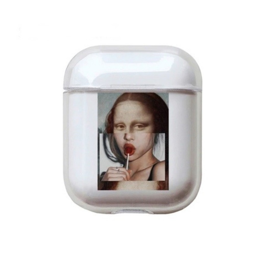 ShieldCase® Shieldcase Mona Lisa Apple AirPods 2 Hülle (Transparent) ShieldCase® Shieldcase Mona Lisa Apple AirPods 2 Hülle (Transparent)