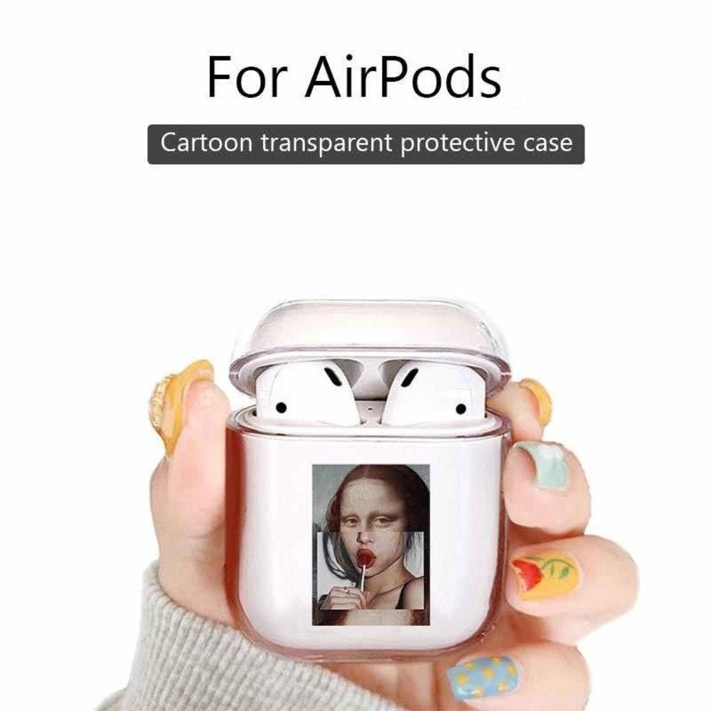 ShieldCase® Shieldcase Mona Lisa Apple AirPods 2 Hülle (Transparent) ShieldCase® Shieldcase Mona Lisa Apple AirPods 2 Hülle (Transparent)
