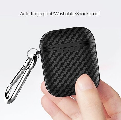ShieldCase® Schwarzer Streifen AirPods 2 Hülle (Schwarz) ShieldCase® Schwarzer Streifen AirPods 2 Hülle (Schwarz)