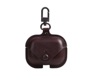 ShieldCase® Airpods 3 Lederhülle (Dunkelbraun)