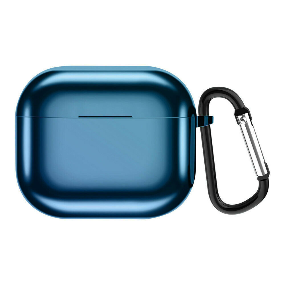 ShieldCase® Schild Fall Airpods 3 Metallic-TPU-Hülle (Blau)