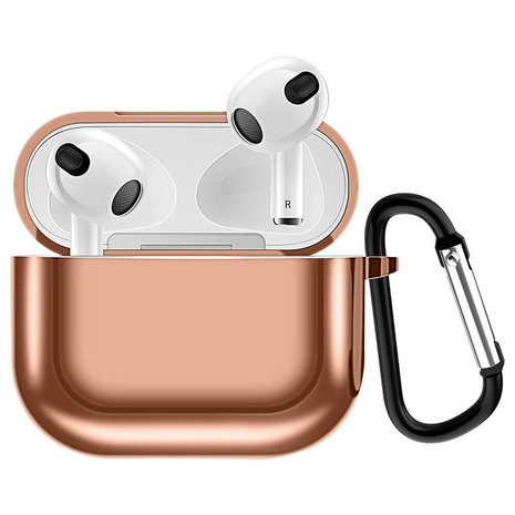ShieldCase® Schild Fall Airpods 3 Metallic-TPU-Hülle ( Roségold ) ShieldCase® Schild Fall Airpods 3 Metallic-TPU-Hülle ( Roségold )