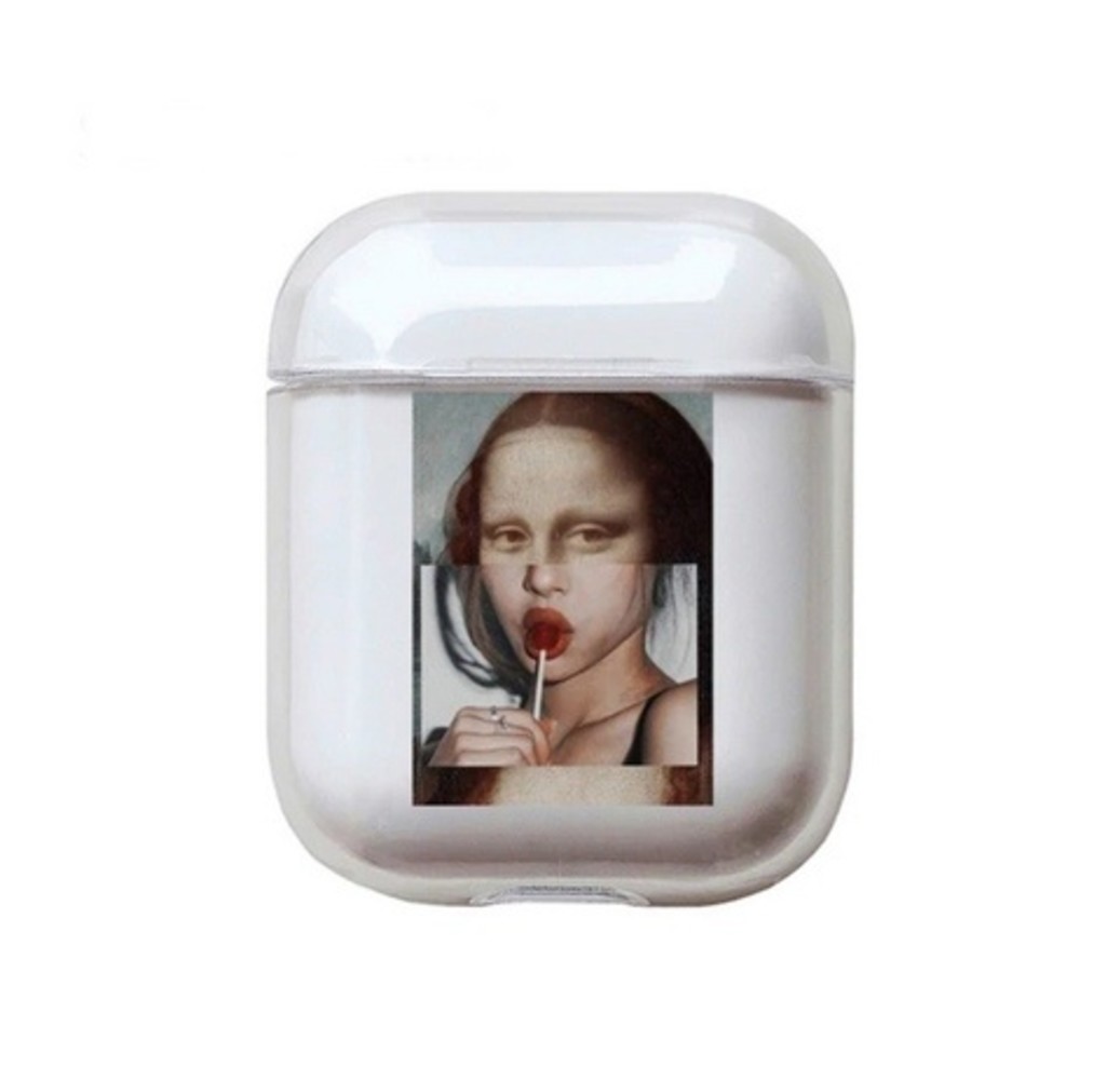 ShieldCase® Shieldcase Mona Lisa Apple Airpods Hülle (Transparent)