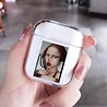 ShieldCase® Shieldcase Mona Lisa Apple Airpods Hülle (Transparent) ShieldCase® Shieldcase Mona Lisa Apple Airpods Hülle (Transparent)