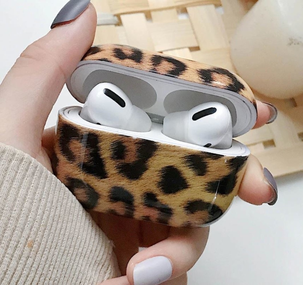 ShieldCase® Shieldcase Leopardenmuster Airpods Pro Hülle (Braun) ShieldCase® Shieldcase Leopardenmuster Airpods Pro Hülle (Braun)