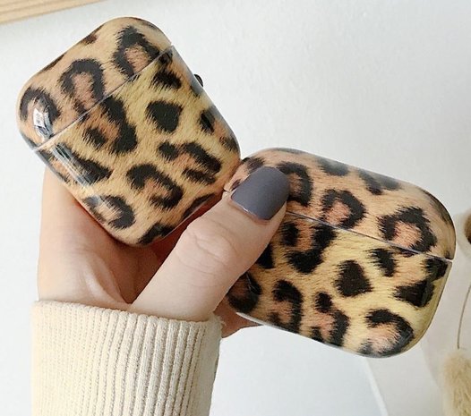 ShieldCase® Shieldcase Leopardenmuster Airpods Pro Hülle (Braun) ShieldCase® Shieldcase Leopardenmuster Airpods Pro Hülle (Braun)