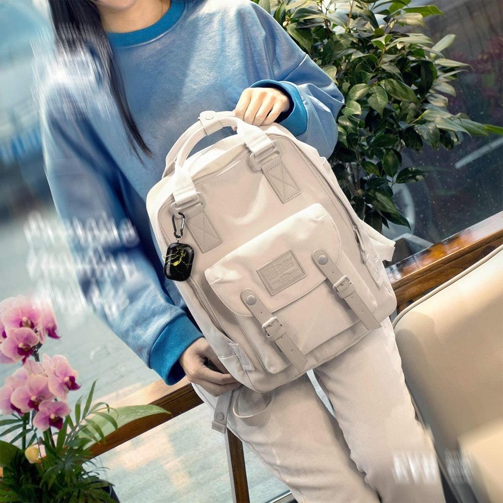 ShieldCase® Shieldcase Airpods Pro Hülle Schwarzem Marmor (Schwarz) ShieldCase® Shieldcase Airpods Pro Hülle Schwarzem Marmor (Schwarz)