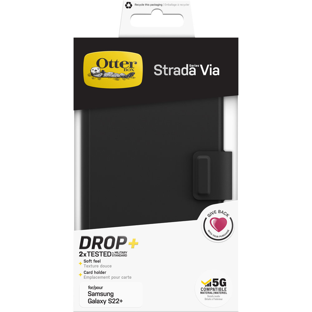 Otterbox Otterbox Strada Via Samsung Galaxy S22+ Schwarz Otterbox Otterbox Strada Via Samsung Galaxy S22+ Schwarz