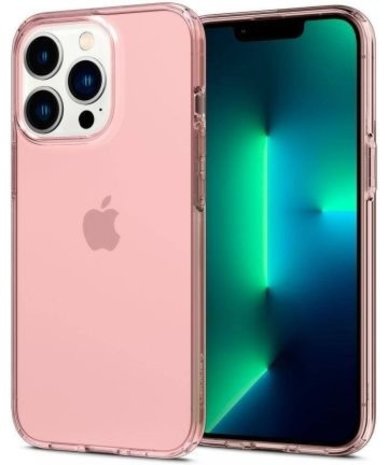 Spigen Spigen Crystal Flex Apple iPhone 13 Pro Max Hülle Transparent Rosa