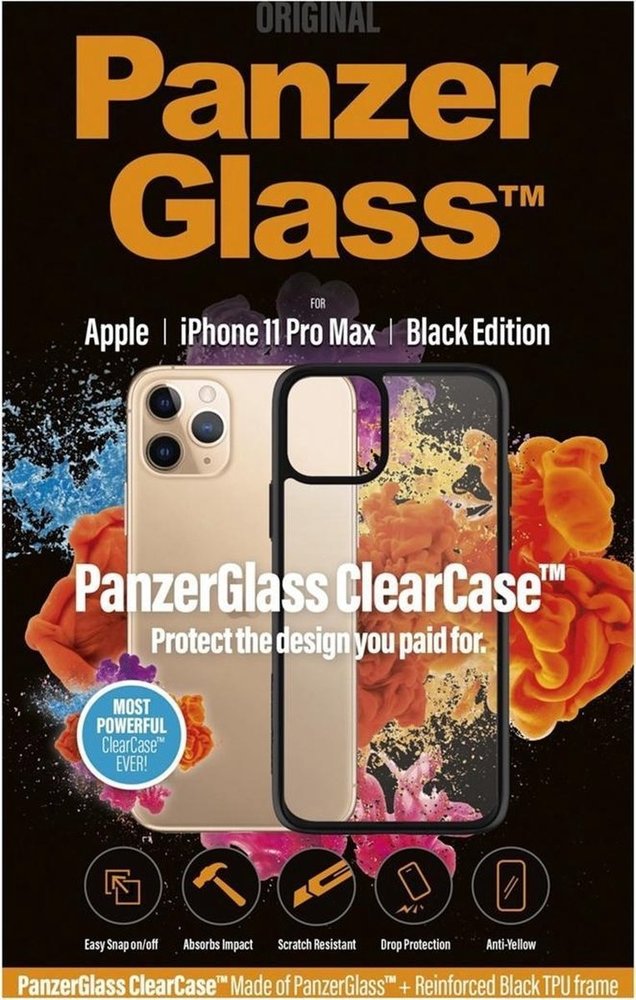 PanzerGlass PanzerGlass ClearCase iPhone 11 Pro Max - Schwarz PanzerGlass PanzerGlass ClearCase iPhone 11 Pro Max - Schwarz
