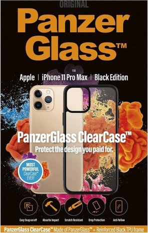 PanzerGlass PanzerGlass ClearCase iPhone 11 Pro Max - Schwarz PanzerGlass PanzerGlass ClearCase iPhone 11 Pro Max - Schwarz