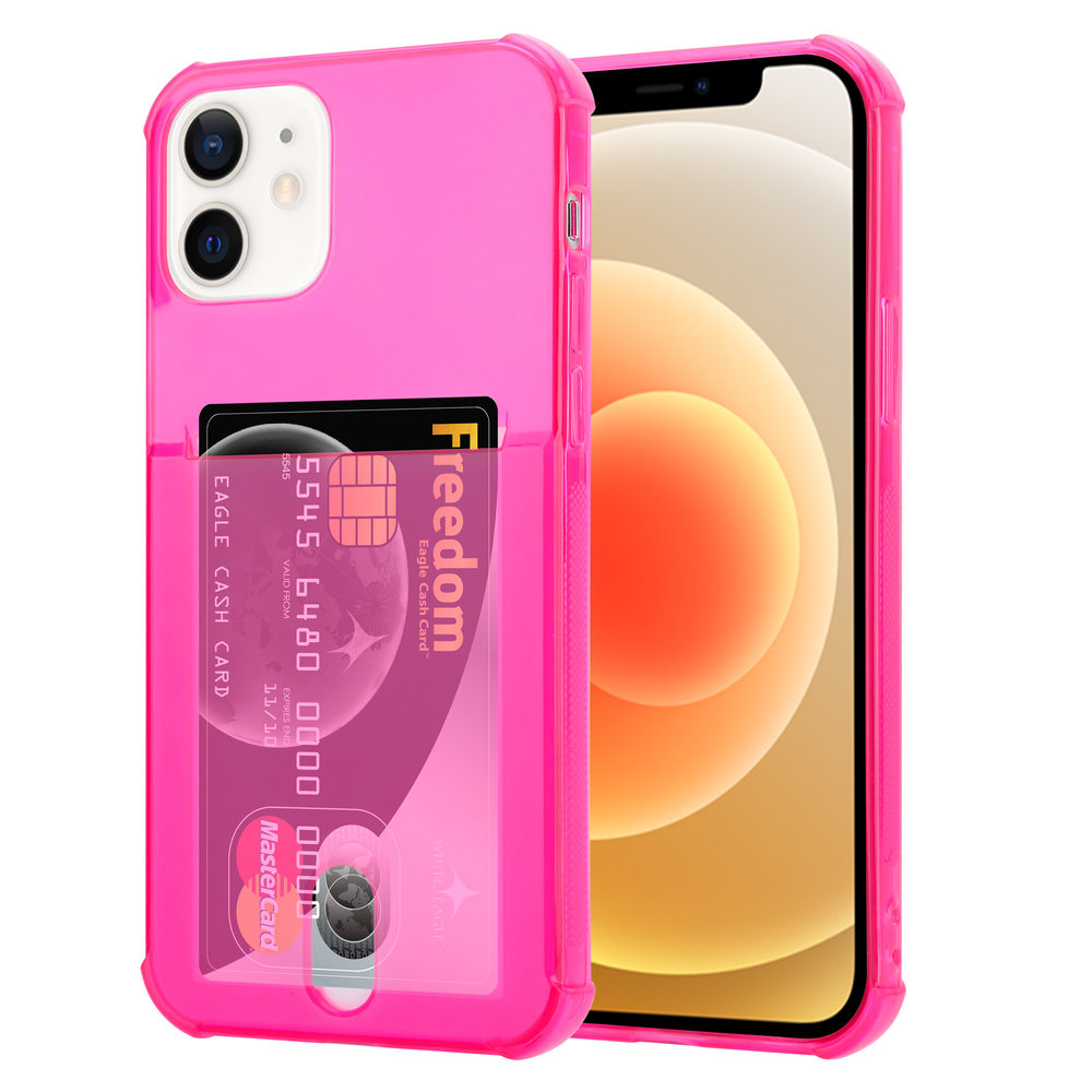 ShieldCase® ShieldCase Shock Case mit Kartenhalter iPhone 12 - 6,1 Zoll - Rosa ShieldCase® ShieldCase Shock Case mit Kartenhalter iPhone 12 - 6,1 Zoll - Rosa
