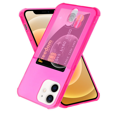 ShieldCase® ShieldCase Shock Case mit Kartenhalter iPhone 12 - 6,1 Zoll - Rosa ShieldCase® ShieldCase Shock Case mit Kartenhalter iPhone 12 - 6,1 Zoll - Rosa