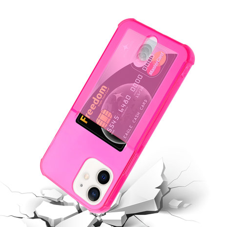 ShieldCase® ShieldCase Shock Case mit Kartenhalter iPhone 12 - 6,1 Zoll - Rosa ShieldCase® ShieldCase Shock Case mit Kartenhalter iPhone 12 - 6,1 Zoll - Rosa