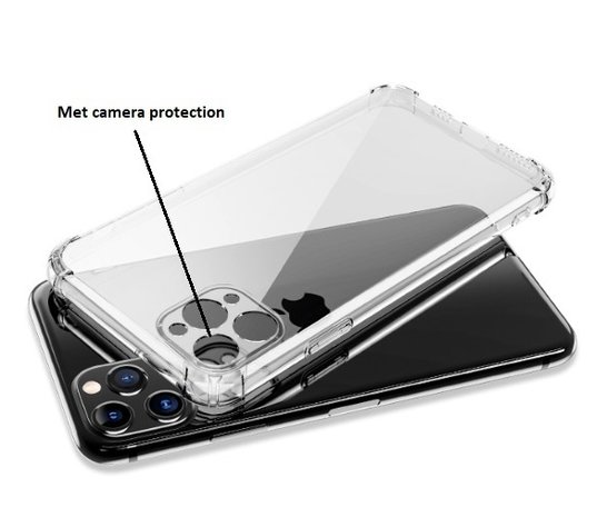 ShieldCase® ShieldCase Shock Case mit Kameraschutz TPU iPhone 12 - 6,1 Zoll (Transparent)