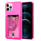ShieldCase® ShieldCase Shock Case mit Kartenhalter iPhone 12 Pro - 6,1 Zoll - Rosa