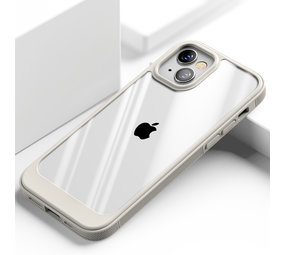 ShieldCase® iPhone 13 Hülle TPU mit Rand (beige/Transparent) ShieldCase® iPhone 13 Hülle TPU mit Rand (beige/Transparent)