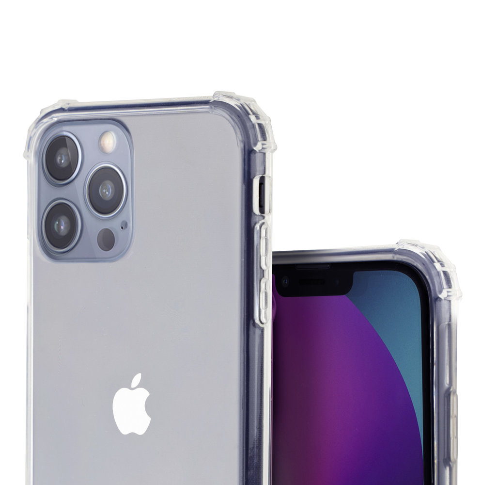 Ceezs ShieldCase Militärische stoßfeste TPU-Hülle iPhone 13 Pro (Transparent) Ceezs ShieldCase Militärische stoßfeste TPU-Hülle iPhone 13 Pro (Transparent)