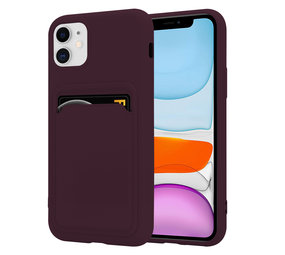 ShieldCase® iPhone 11 Silikonhülle mit Kartenhalter (Aubergine) ShieldCase® iPhone 11 Silikonhülle mit Kartenhalter (Aubergine)