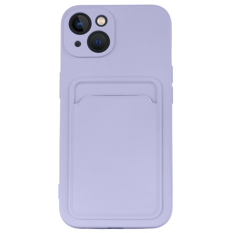 ShieldCase® ShieldCase iPhone 13 Silikonhülle mit Kartenhalter (Lila) ShieldCase® ShieldCase iPhone 13 Silikonhülle mit Kartenhalter (Lila)