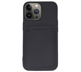 ShieldCase® iPhone 13 Pro Silikonhülle mit Kartenhalter (Dunkelblau)