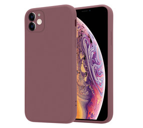 ShieldCase® iPhone 11 quadratische Silikonhülle (Lila Traube)