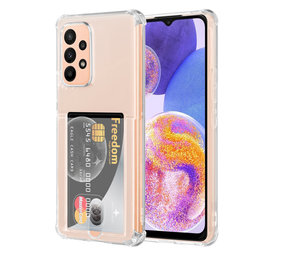 ShieldCase® Samsung Galaxy A23 5G Shock mit Kartenhalter Hülle (Transparent) ShieldCase® Samsung Galaxy A23 5G Shock mit Kartenhalter Hülle (Transparent)