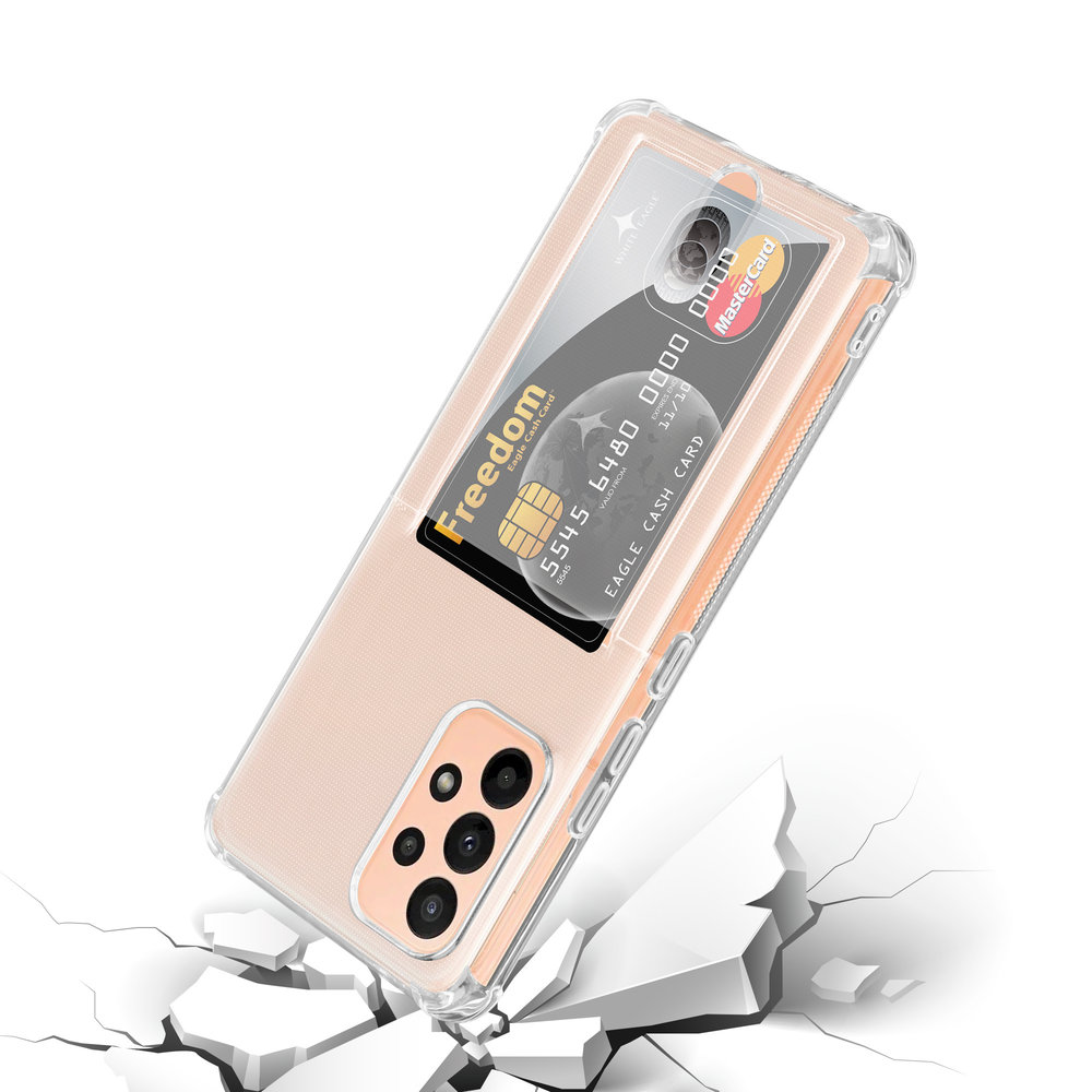 ShieldCase® ShieldCase Samsung Galaxy A23 5G Shock mit Kartenhalter Hülle (Transparent) ShieldCase® ShieldCase Samsung Galaxy A23 5G Shock mit Kartenhalter Hülle (Transparent)