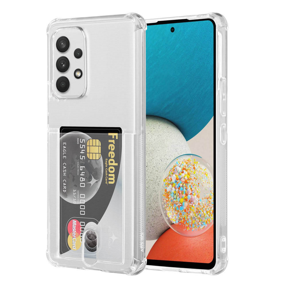 ShieldCase® ShieldCase Samsung Galaxy A53 Shock mit Kartenhalter Hülle (Transparent) ShieldCase® ShieldCase Samsung Galaxy A53 Shock mit Kartenhalter Hülle (Transparent)