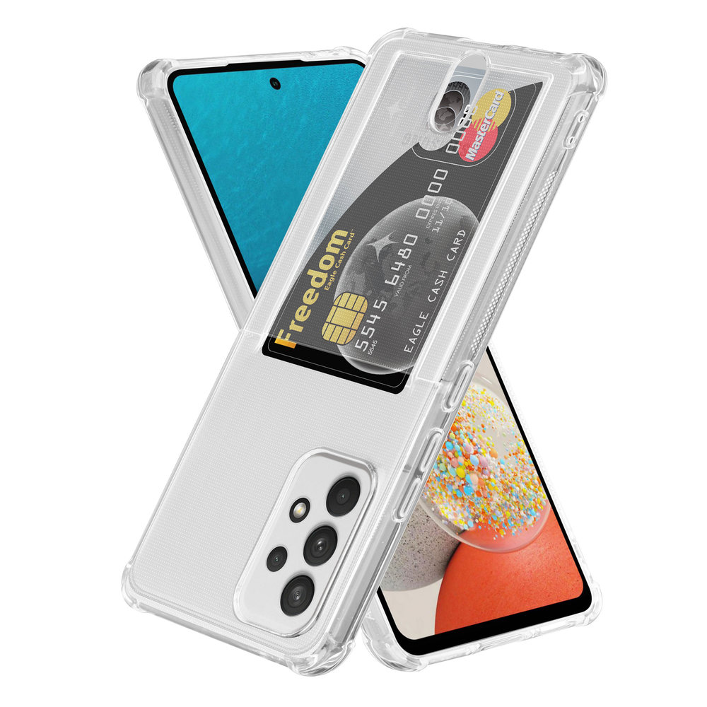 ShieldCase® ShieldCase Samsung Galaxy A53 Shock mit Kartenhalter Hülle (Transparent) ShieldCase® ShieldCase Samsung Galaxy A53 Shock mit Kartenhalter Hülle (Transparent)