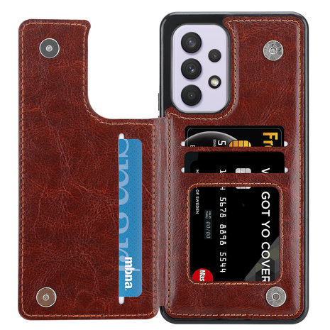 ShieldCase® ShieldCase Wallet Case Samsung Galaxy A33 (Braun) ShieldCase® ShieldCase Wallet Case Samsung Galaxy A33 (Braun)