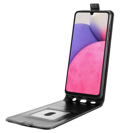 ShieldCase® ShieldCase Samsung Galaxy A33 Klapphülle (Schwarzes Leder) ShieldCase® ShieldCase Samsung Galaxy A33 Klapphülle (Schwarzes Leder)