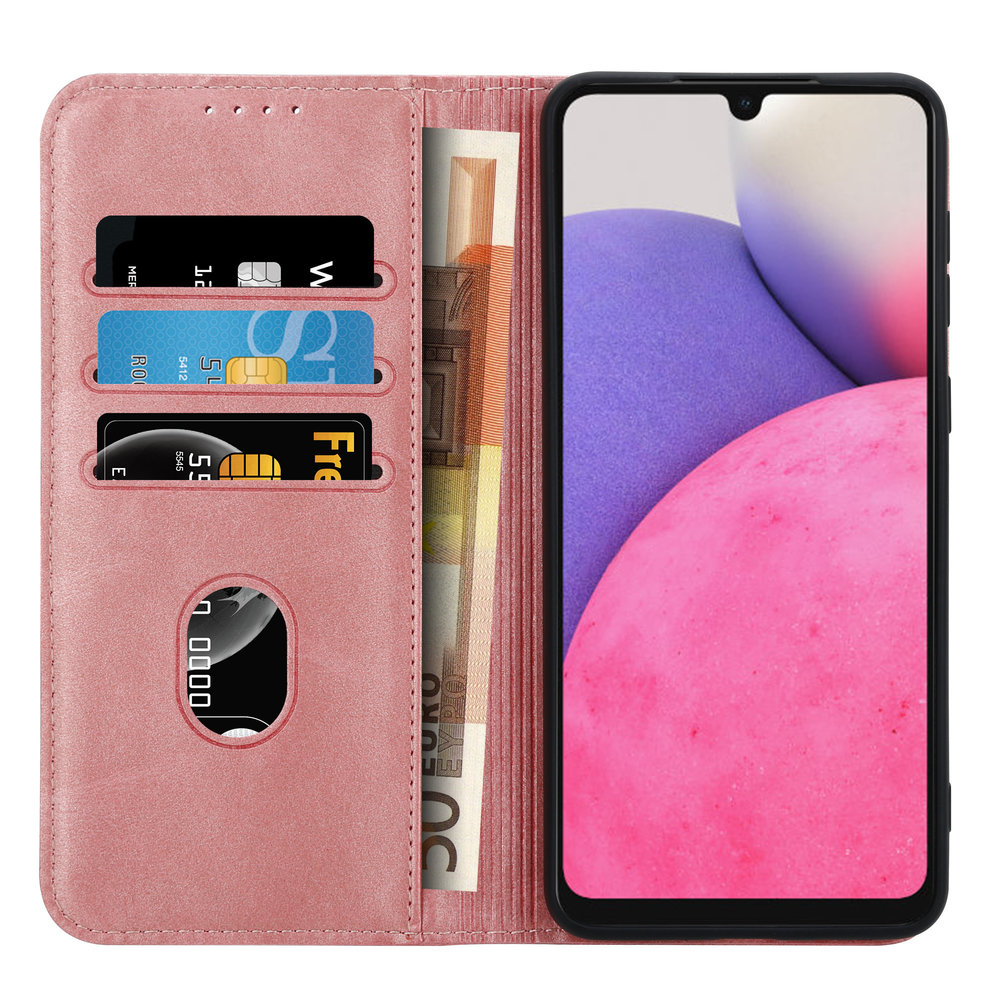 ShieldCase® ShieldCase Samsung Galaxy A33 Book Case ( Roségold ) ShieldCase® ShieldCase Samsung Galaxy A33 Book Case ( Roségold )