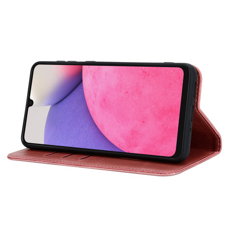 ShieldCase® ShieldCase Samsung Galaxy A33 Book Case ( Roségold ) ShieldCase® ShieldCase Samsung Galaxy A33 Book Case ( Roségold )