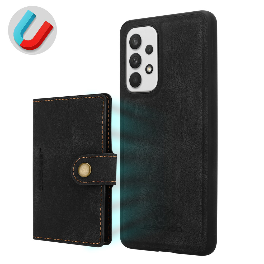 ShieldCase® ShieldCase Stehende Brieftasche aus Leder Samsung Galaxy A53 (Schwarz) ShieldCase® ShieldCase Stehende Brieftasche aus Leder Samsung Galaxy A53 (Schwarz)