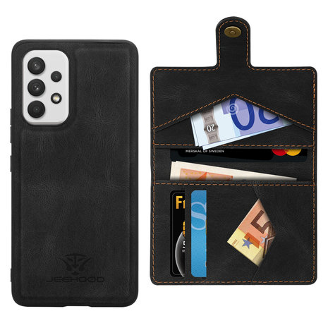 ShieldCase® ShieldCase Stehende Brieftasche aus Leder Samsung Galaxy A53 (Schwarz) ShieldCase® ShieldCase Stehende Brieftasche aus Leder Samsung Galaxy A53 (Schwarz)