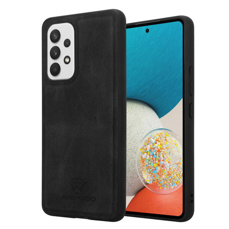 ShieldCase® ShieldCase Stehende Brieftasche aus Leder Samsung Galaxy A53 (Schwarz) ShieldCase® ShieldCase Stehende Brieftasche aus Leder Samsung Galaxy A53 (Schwarz)