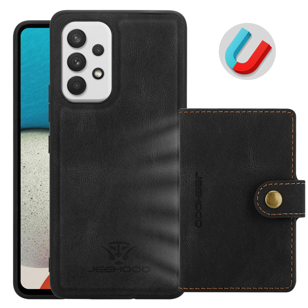 ShieldCase® ShieldCase Stehende Brieftasche aus Leder Samsung Galaxy A53 (Schwarz) ShieldCase® ShieldCase Stehende Brieftasche aus Leder Samsung Galaxy A53 (Schwarz)